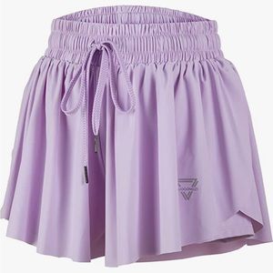 Amazon Flowy Bike Shorts Lavender